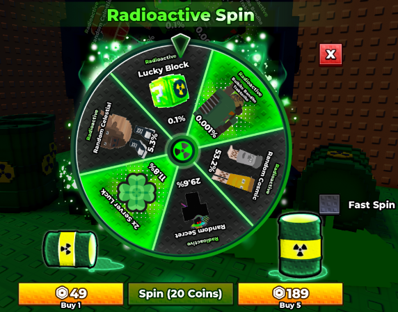 How to Get the Radioactive Lucky Block